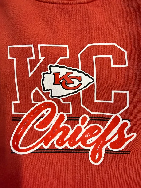 B. Wear Kansas City Chiefs NFL Cropped Sweatshirt Medium Team - Image 7