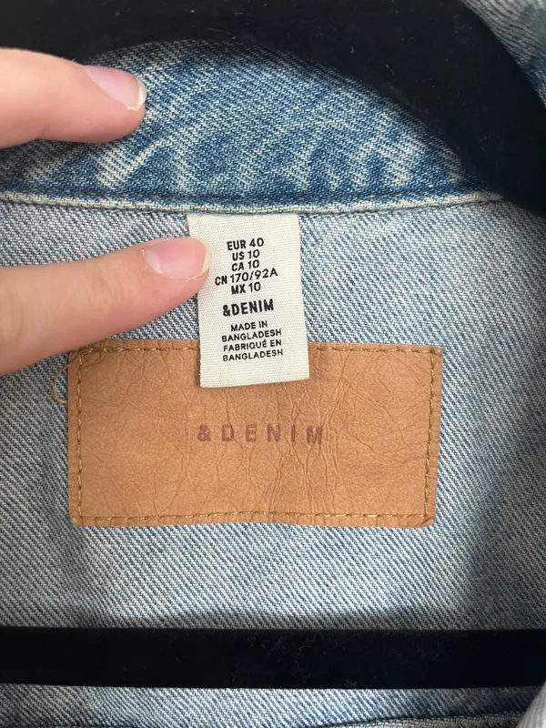 Denim Jacket Size 10 - Image 3