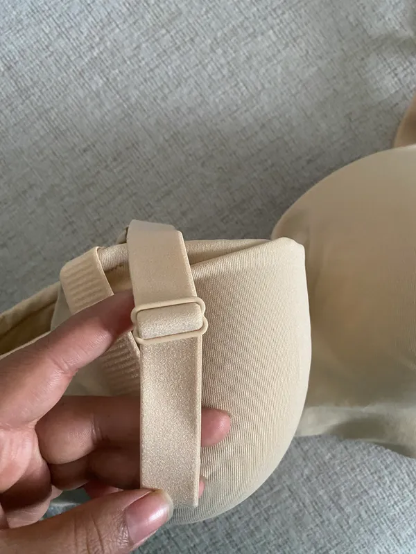 Nwt Truekind Supportive Comfort Wireless Shaping Bra Size Xl Beige - Image 8