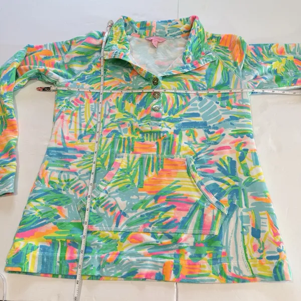 Lilly Pulitzer Captain Popover Knit Top in Sea Salt Sun Pockets MEDIUM - Image 9