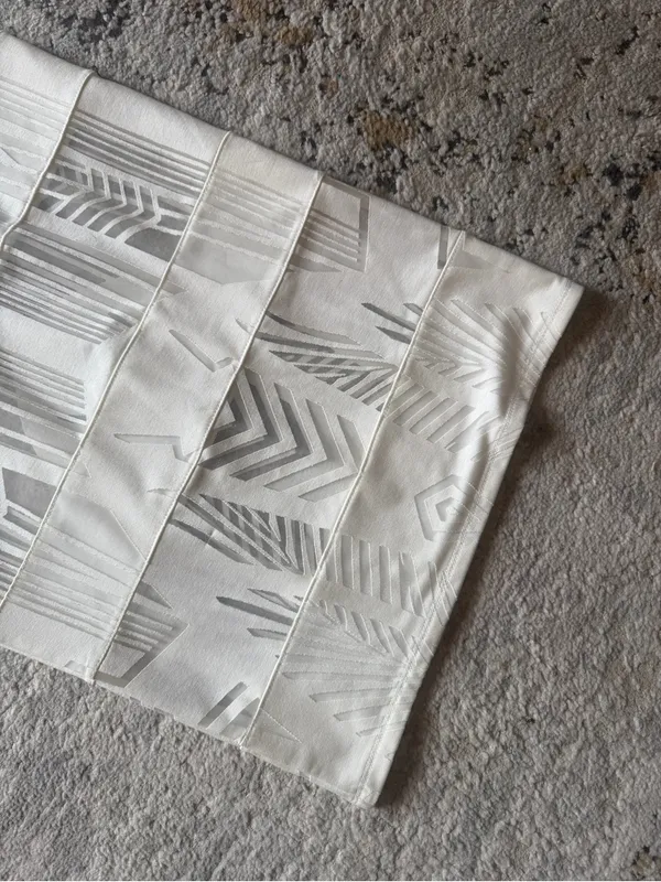 Material Girl White Sleeveless Maxi Dress with Geometric Texture - Image 4