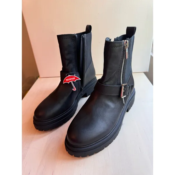 Blondo Gatwick Waterproof Comfort Booties Black Ankle Boots Women Size 9 - Image 2