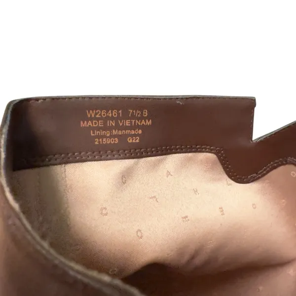 Cole Haan Knee High Leather Boots Women 7.5B Dusty Rose Luxe Heel EUC Designer - Image 15