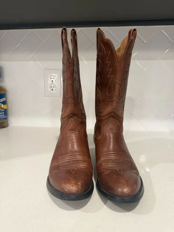 Ariat Boots Cowgirl Brown Leather - Image 2