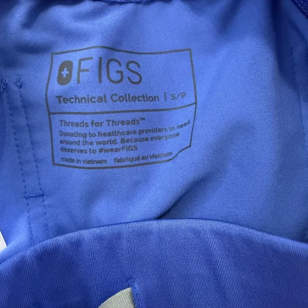 Figs Technical Collection Zamora Scrub Pants Size Small Womens Blue - Image 6