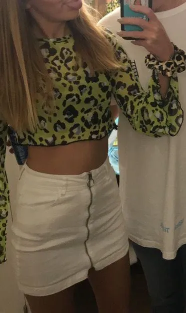 Nasty Gal Leopard Mesh Top - Image 5