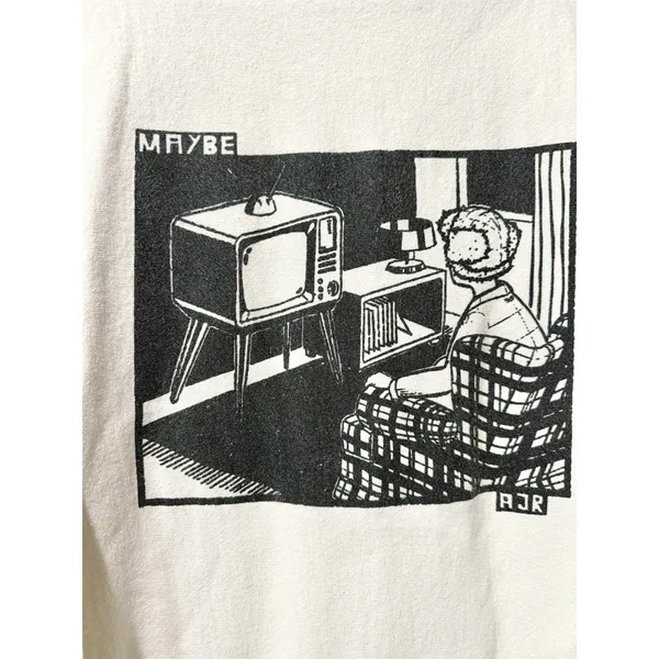 Rare‎ AJR Brothers Maybe Tour Oversized Thick Crewneck Graphic Sweatshirt - Image 2