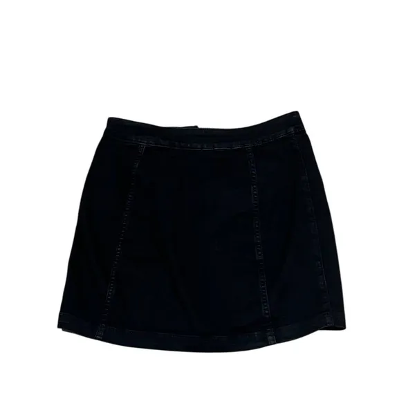 Free People Women's Black Button-Up Mini Skirt Size 6 Casual Party - Image 7