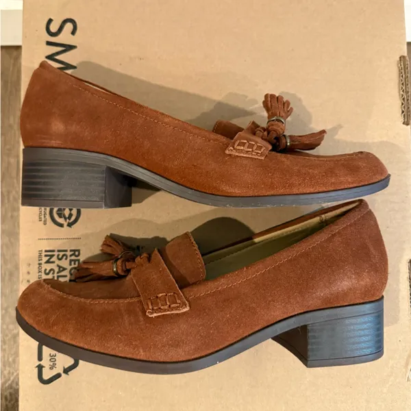 Naturalizer Women's Brown Suede Loafers Size 8‎ - Image 6