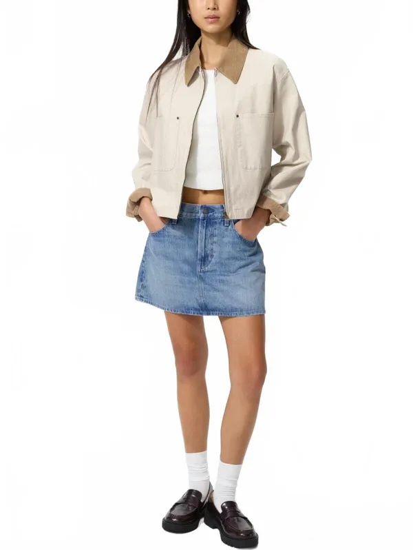 Uniqlo Denim Mini Skirt NWT Blue Medium - Image 5