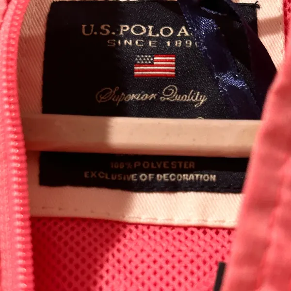U.S. Polo Assn. Wibdbreaker pink women’s Jacket M-NWT - Image 9