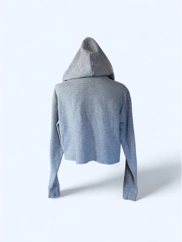 Coquette Clean Girl Minimalist Cropped Hoodie Size XS 🤍 - Image 3