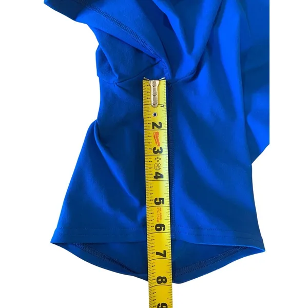YITTY by‎ Lizzo Royal Blue Biker Shorts High Waisted Activewear - Image 7