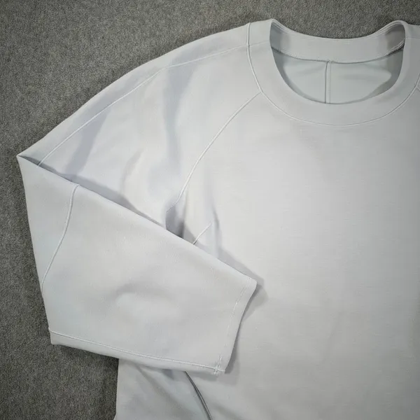 Lululemon AirWrap Modal Crew Sweatshirt Alpine White 16 Boxy Cropped Pullover - Image 3