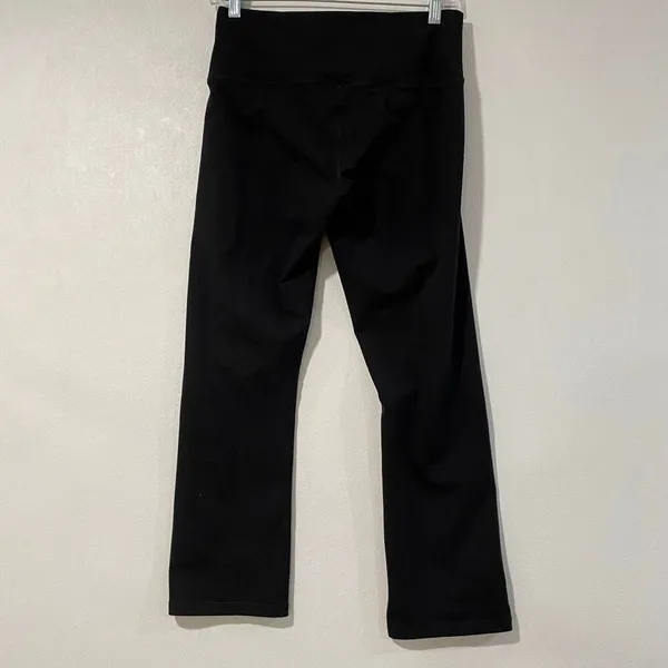 Aerie Offline The Hugger Legging High Rise Black Flare Yoga Pants Size L - Image 4