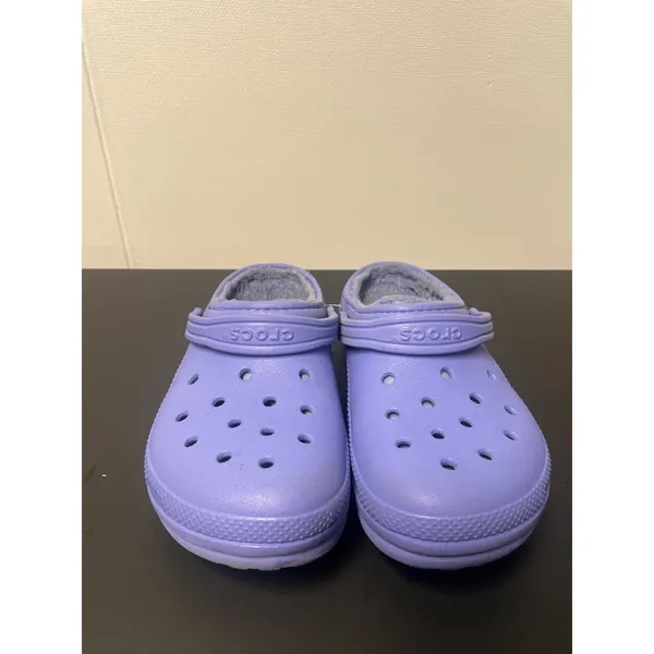 Crocs Women's Purple Lined Clogs Size 5 SKU 2068 - Image 3