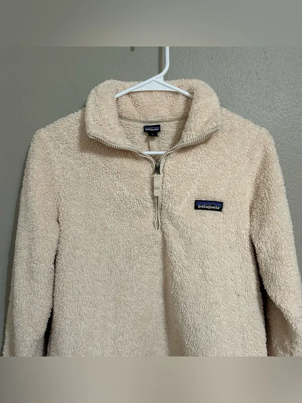 Patagonia Los Gatos Light Pink Quarter Zip Pullover Sweater Women’s Size Small - Image 3