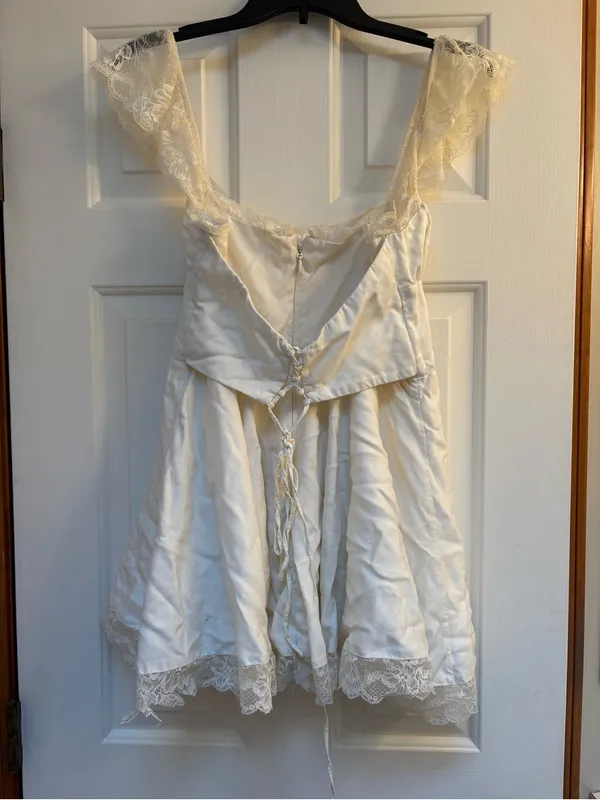 House of CB Lace-Trim Mini Dress - Image 2