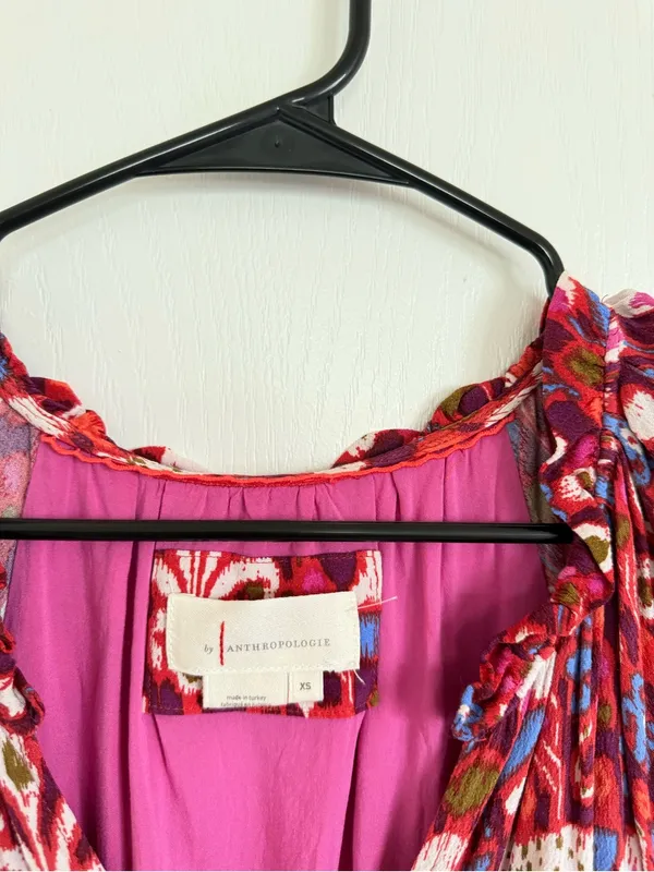 Anthropologie Robin Tiered Mini Dress - Image 4