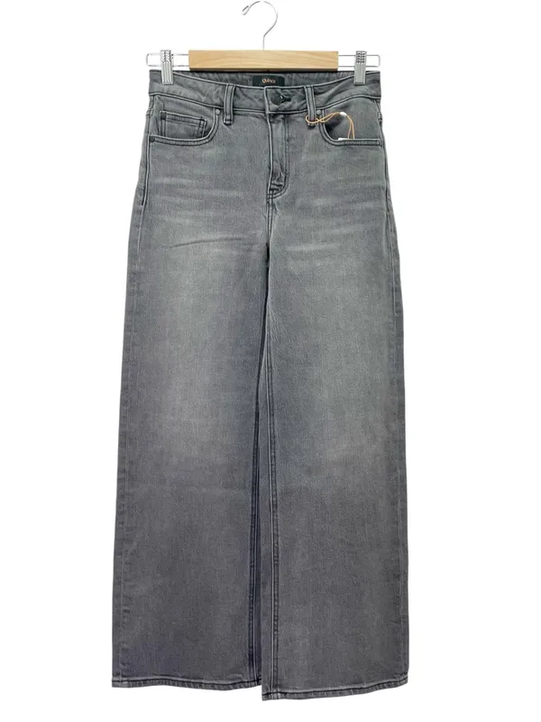 Quince Bella Stretch Relaxed Straight Jeans Sz 26 Stonewashed Grey NWT High Rise - Image 3
