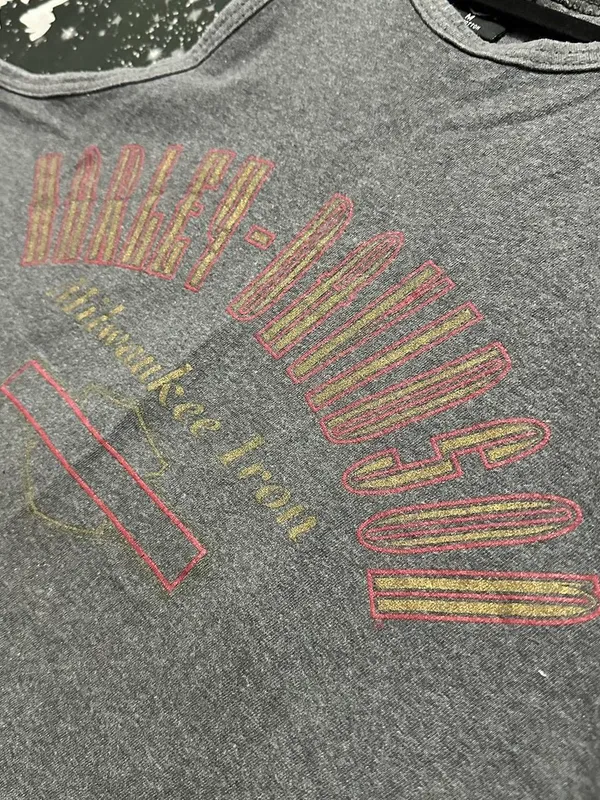 Harley Davidson Grey Tank Top Shirt - Image 3