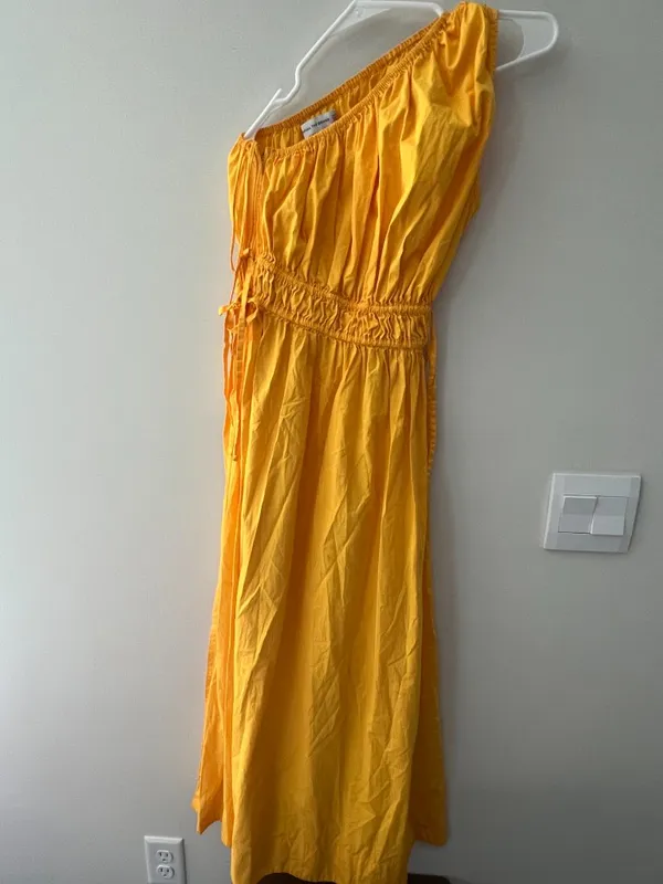 Faithfull The Brand‎ La Ora Midi Dress - Citrus size 4 - Image 8