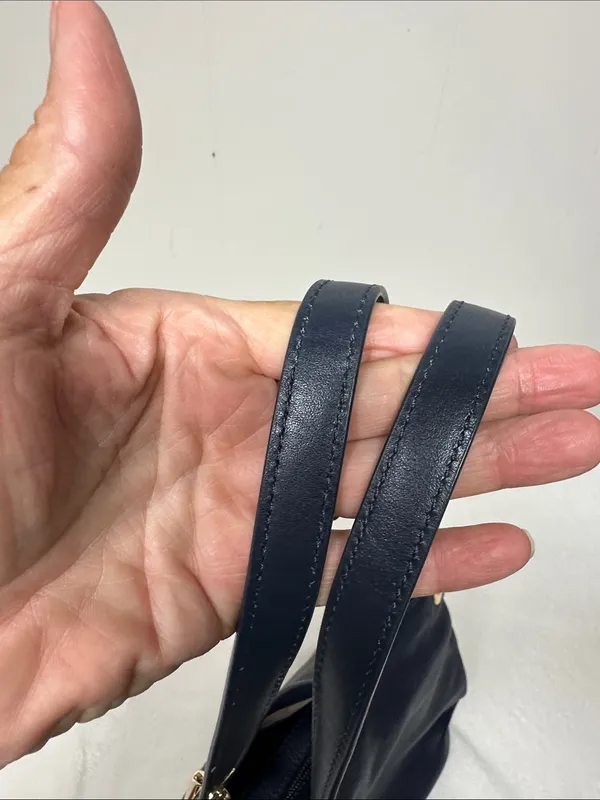 Michael Kors Raven Midnight Pebbled Leather Shoulder Tote Hobo bag - Image 15