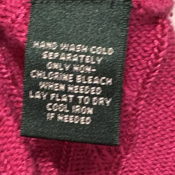 Lauren Ralph Lauren Pink Cable Knit Sweater Women’s Size XS - Image 8