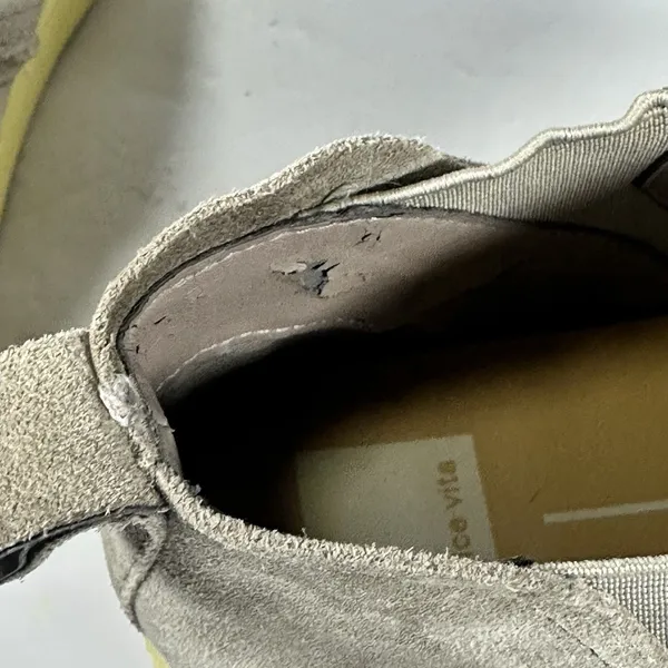 Dolce Vita Tasha Grey Suede Slip On Wedge Sneaker Ankle Boots Women’s 8 M - Image 7