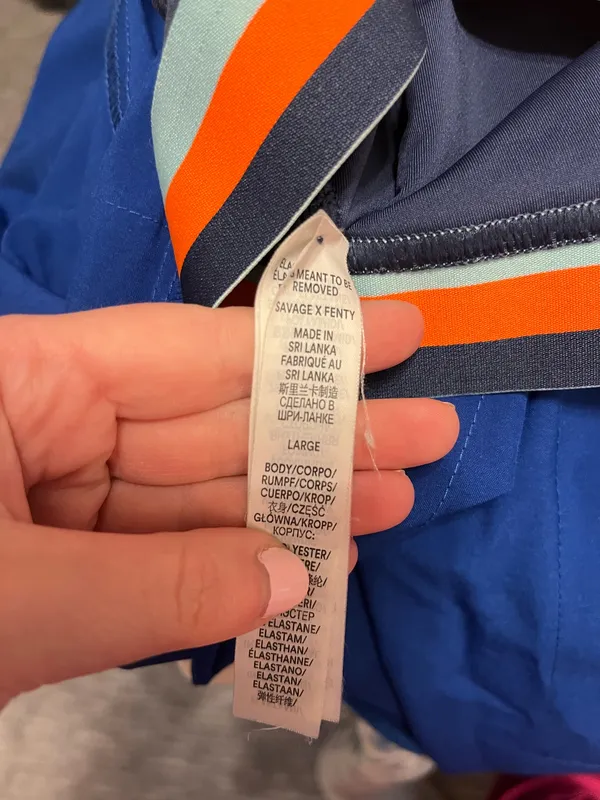 Savage X Fenty Bra Blue Size L - Image 3