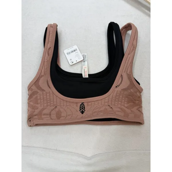 Free People Movement Women's Run The Distance Bra Petal XS/S NWT ($48 Retail) - Image 3