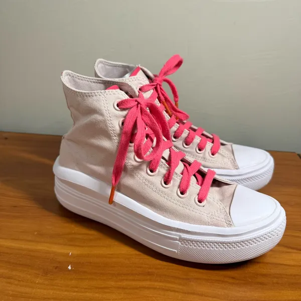 Converse Chuck Taylor All Star Move High 'Barely Rose' Light Pink Sneaker‎ High - Image 4