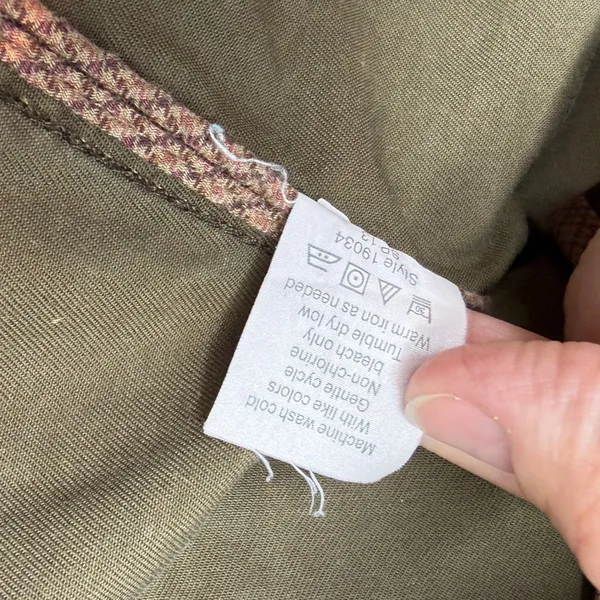 J.Crew Field Jacket‎ Womens Small Brown Cotton Utility Military Coat - Image 8