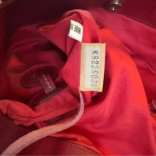 Dooney & Bourke Red and Brown Tote - Image 7