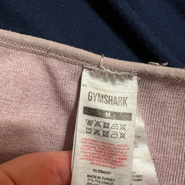 Gymshark Light Pink Sports Bra - Image 3