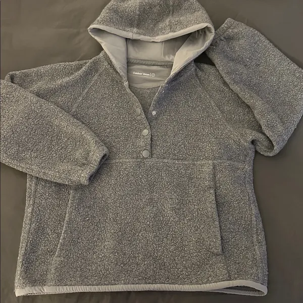 Outdoor Voices MegaFleece Snap Up Hoodie Sz S - Image 8