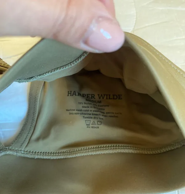 Harper Wilde Bliss Triangle Bra Tan Size M - Image 2