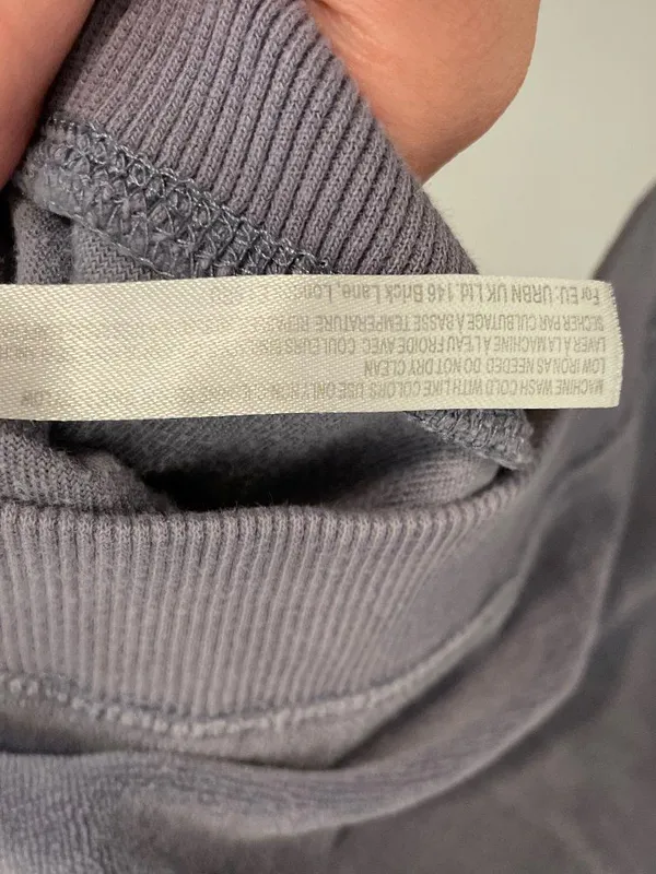 OUT FROM UNDER URBAN OUTFITTERS Vica Boat Neck Sweatshirt Periwinkle Velour Boxy - Image 13