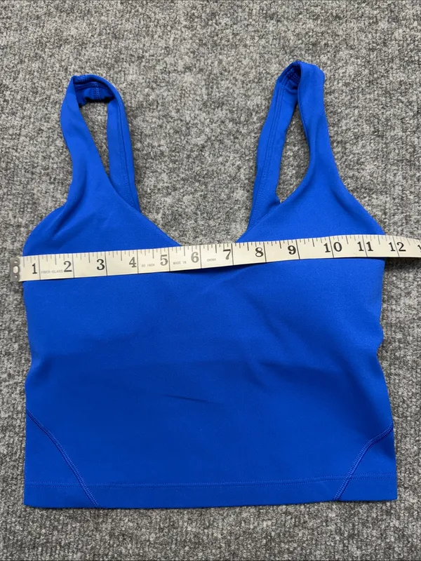Lululemon Align Royal Blue V-Neck Crop Tank Top - Image 6