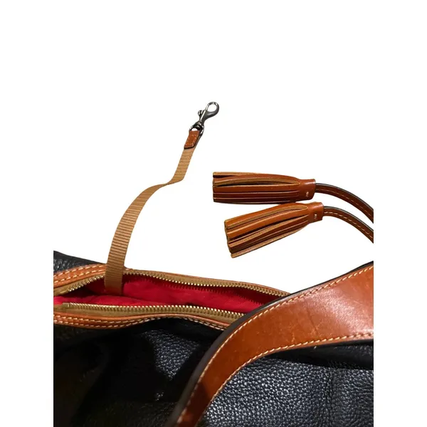Dooney and Bourke Patterson Leather Paige Sac in Black - Image 10