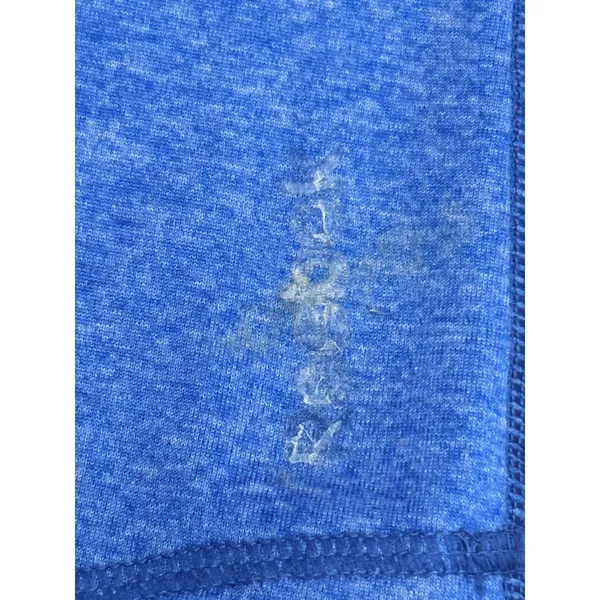 Reebok Womens Quarter Zip Pullover Blue Heathered Athletic Training Top Size‎ S - Image 4