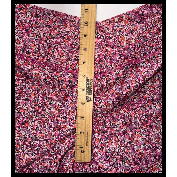 Sage‎ Collective Biker Shorts Womens Medium Pink Floral High Rise Athletic Yoga - Image 6