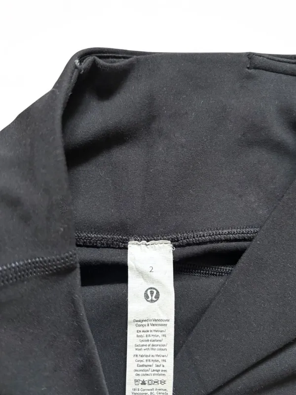 Lululemon Groove High-Rise Nulu Flared Pant Women’s Size 2 Tall Black Athletic - Image 9