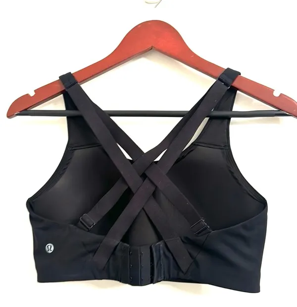 lululemon Energy Bra High Support Sz 34 D black - Image 3