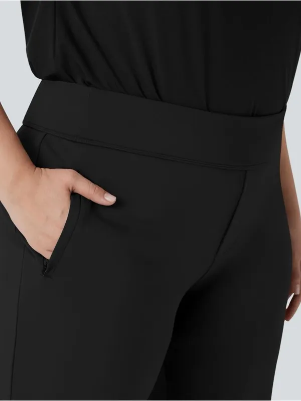 HALARA flex Black Wide-Leg Ponte Pull-On Pants DayStretch size 1X - Image 4