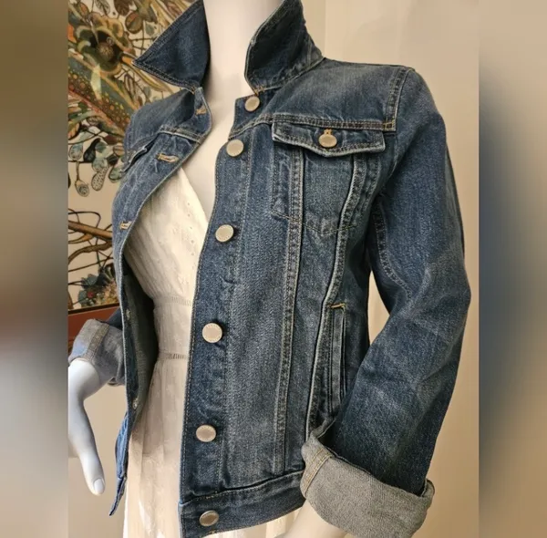 Banana Replublic Classic Denim Jacket - XS - Image 3