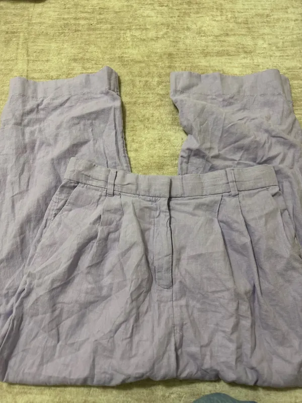 Abercrombie & fitch linen blend trousers size medium - Image 2