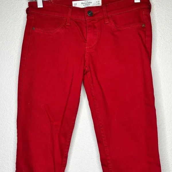 Abercrombie Red‎ Jeans - Image 2
