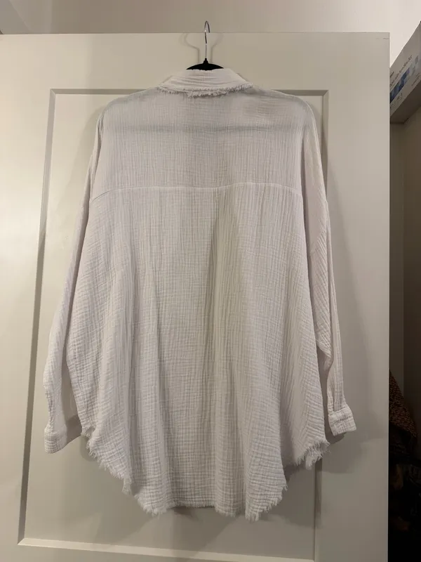 Impressions White Button Down Shirt - Image 9