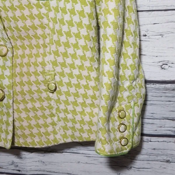 Old Navy twill button up blazer green jacket - Image 3